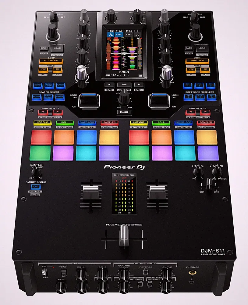 Pioneer DJ DJM-S11 Professional scratch style 2-channel DJ mixer