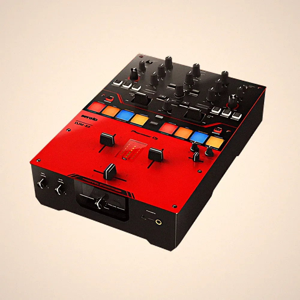 Pioneer DJ DJM-S5 2-Channel Mixer for Serato DJ Pro with MAGVEL FADER PRO