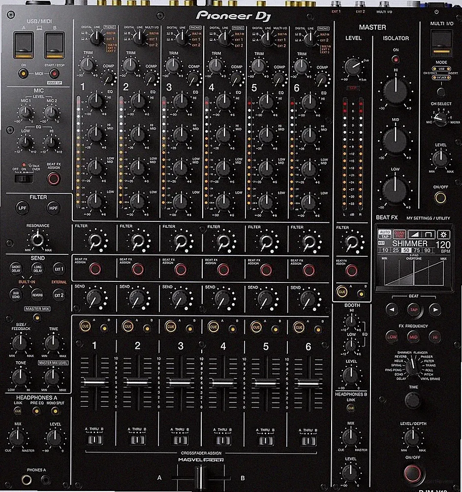 Pioneer DJ DJM-V10 Creative Style 6ch professional DJ mixer