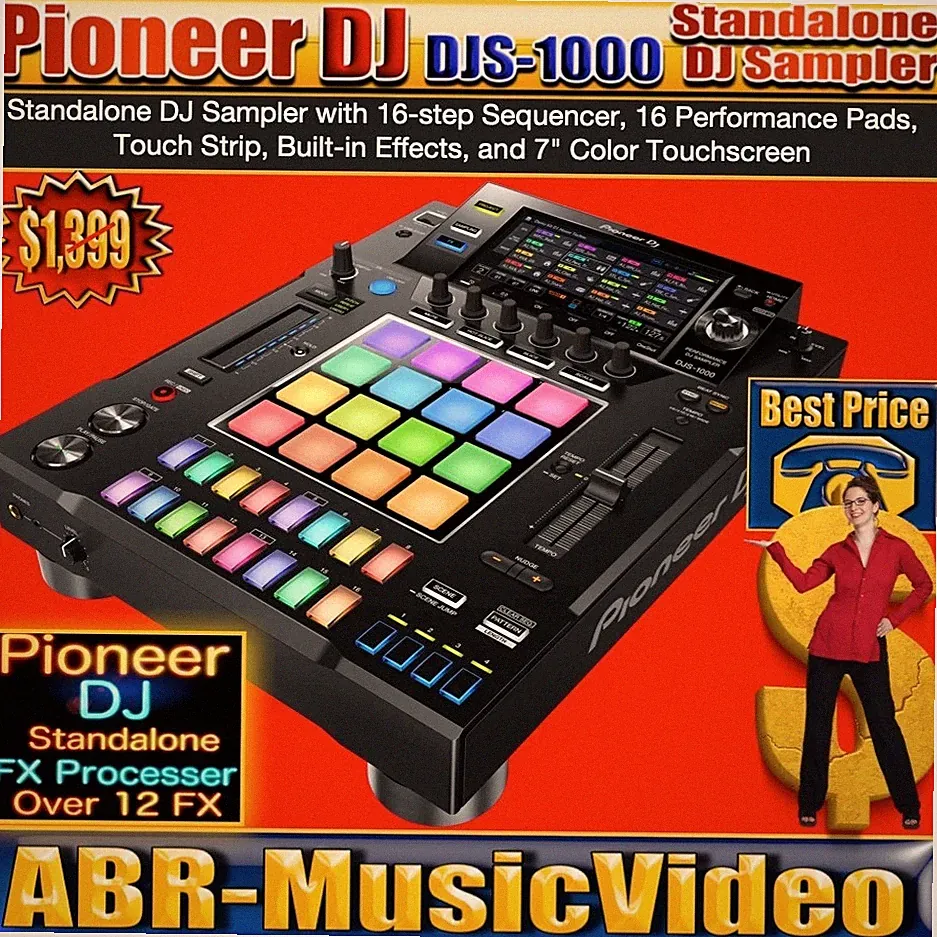 Pioneer DJ DJS-1000 Standalone DJ Sampler/ 1 Year Manufacture Warranty!