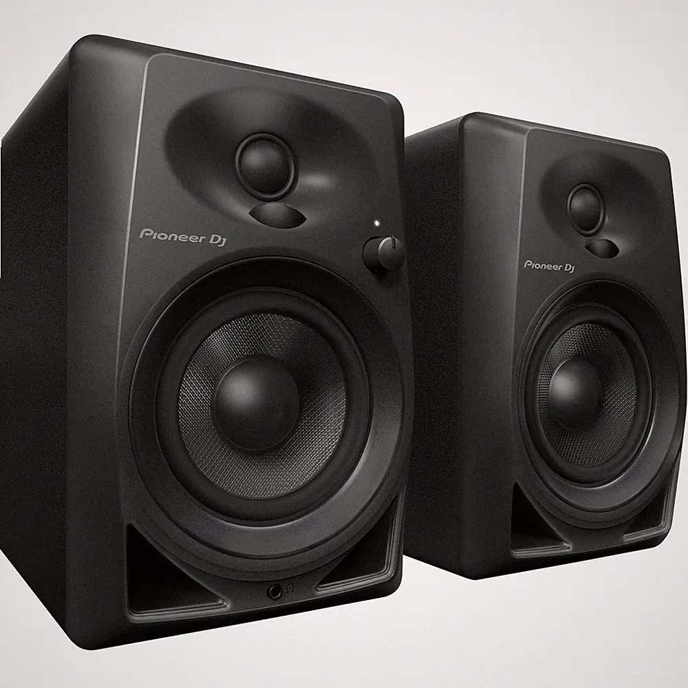 Pioneer DJ DM-40 Active Monitor Speakers, Black 4” Set Of 2