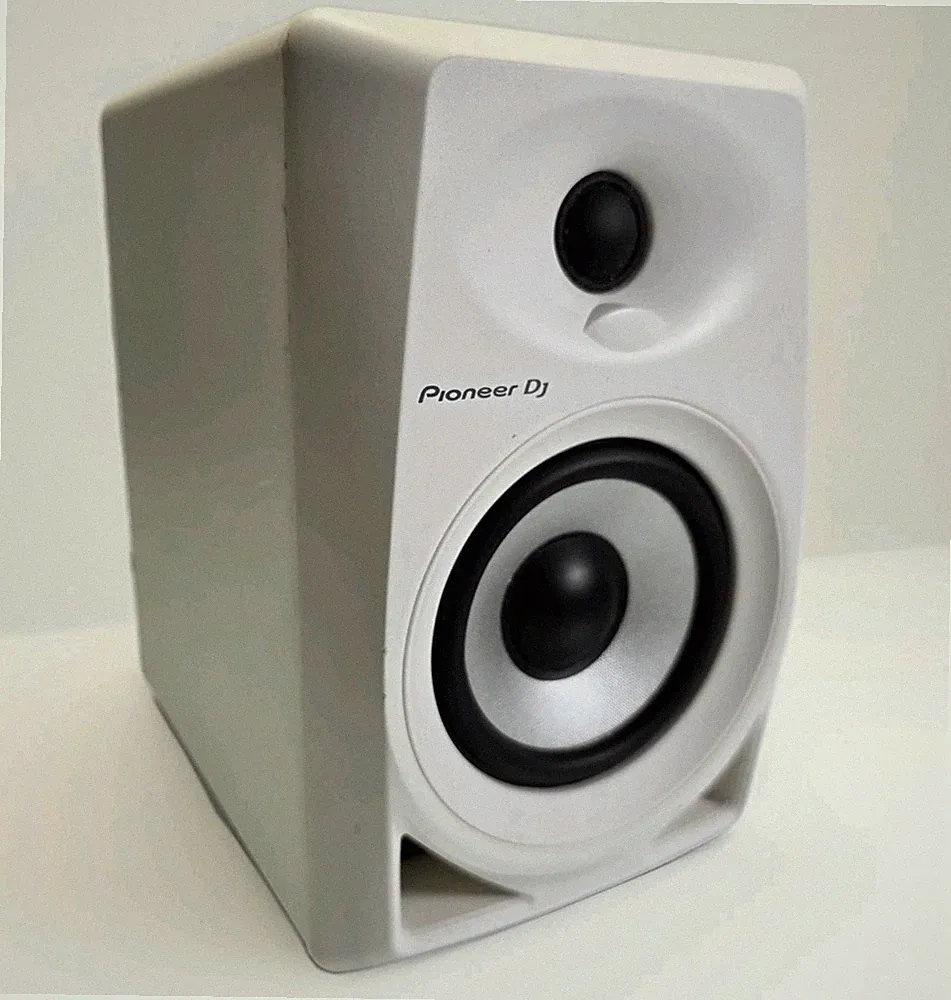 Pioneer DJ DM-40-W Right Studio Monitor Speaker White Tested Working Excellent