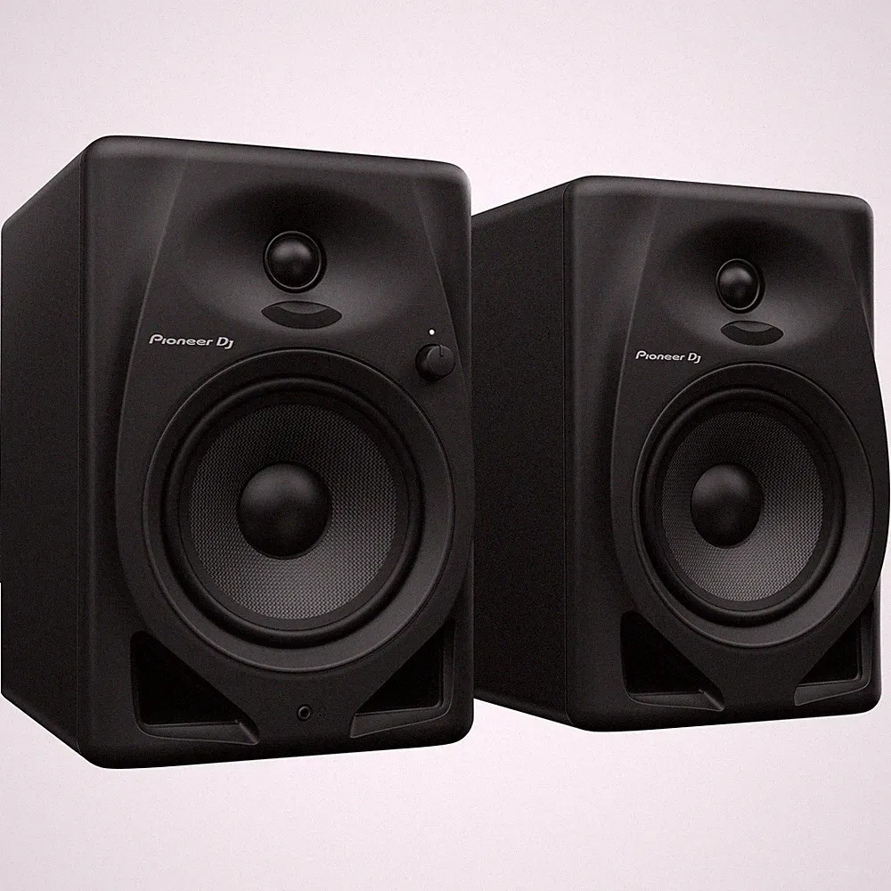 Pioneer Dj DM-50D 5-inch Desktop Monitor System – (Black) (Open Box)