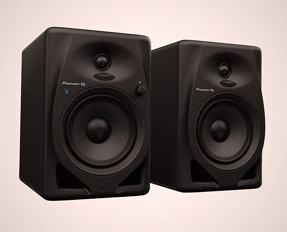 Pioneer DJ DM-50D-BT Black Powered Studio Monitor Active Speaker Pair +Bluetooth