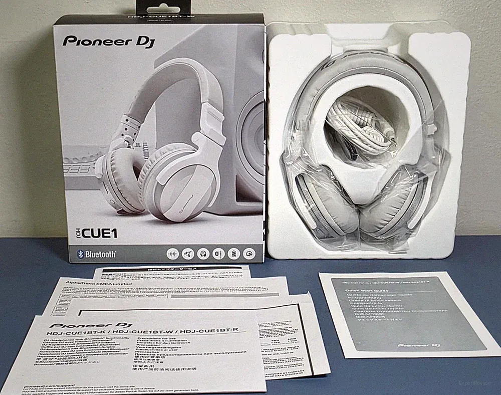 Pioneer DJ HDJ CUE1 HDJ-CUE1BT-W Bluetooth DJ Headphones White – New in Box!