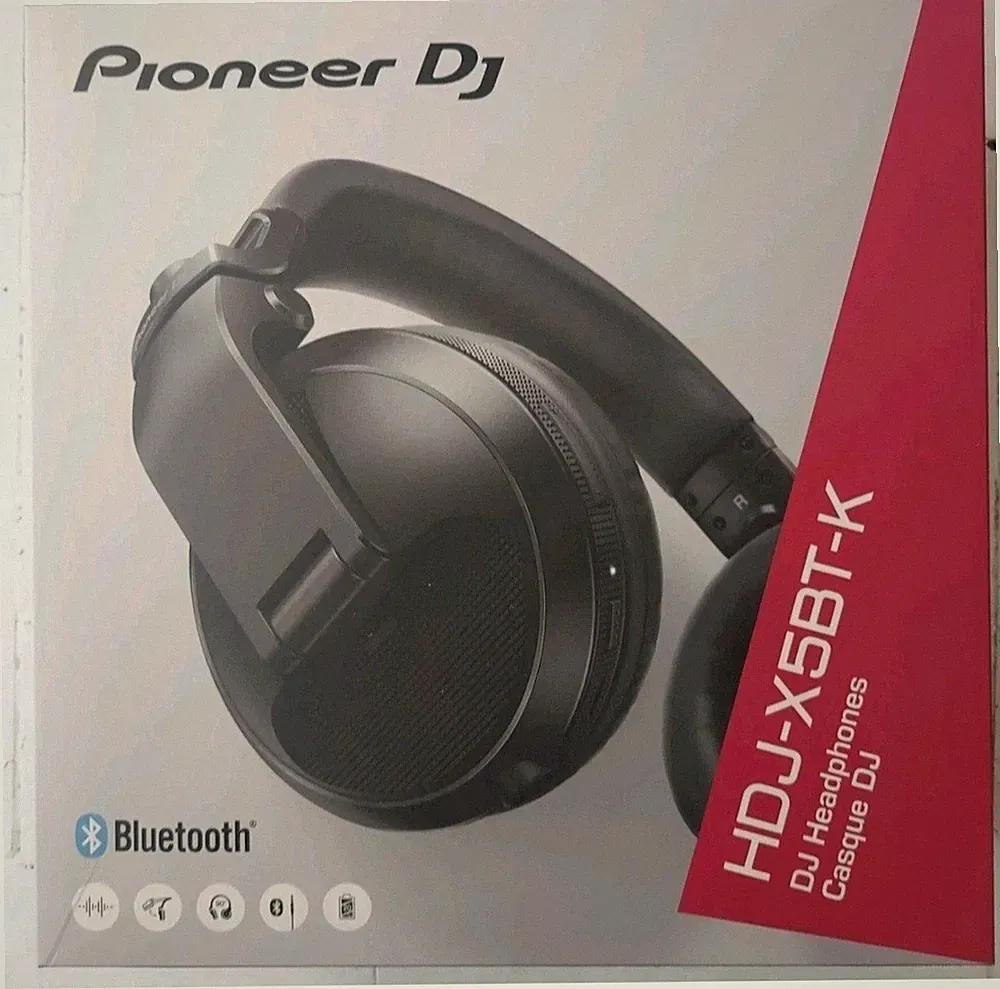 Pioneer DJ HDJ-X5BT-K Japan Version Bluetooth Wireless DJ Headphones NEW SEALED
