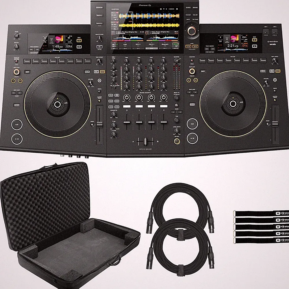 Pioneer DJ OPUS-QUAD 4-Channel All-in-One DJ Controller System w Soft Case