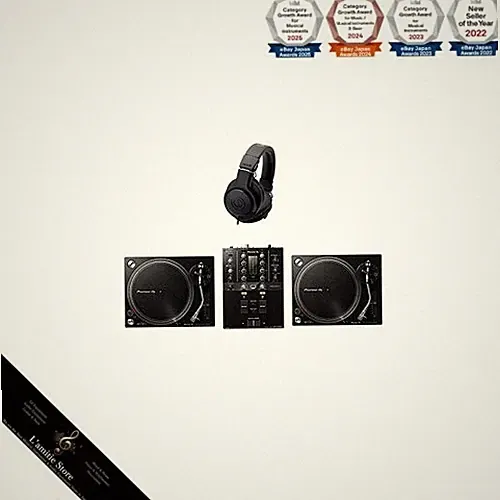 Pioneer DJ PLX-500 Analog DJ Beginner Set [Two Turntables Mixer and