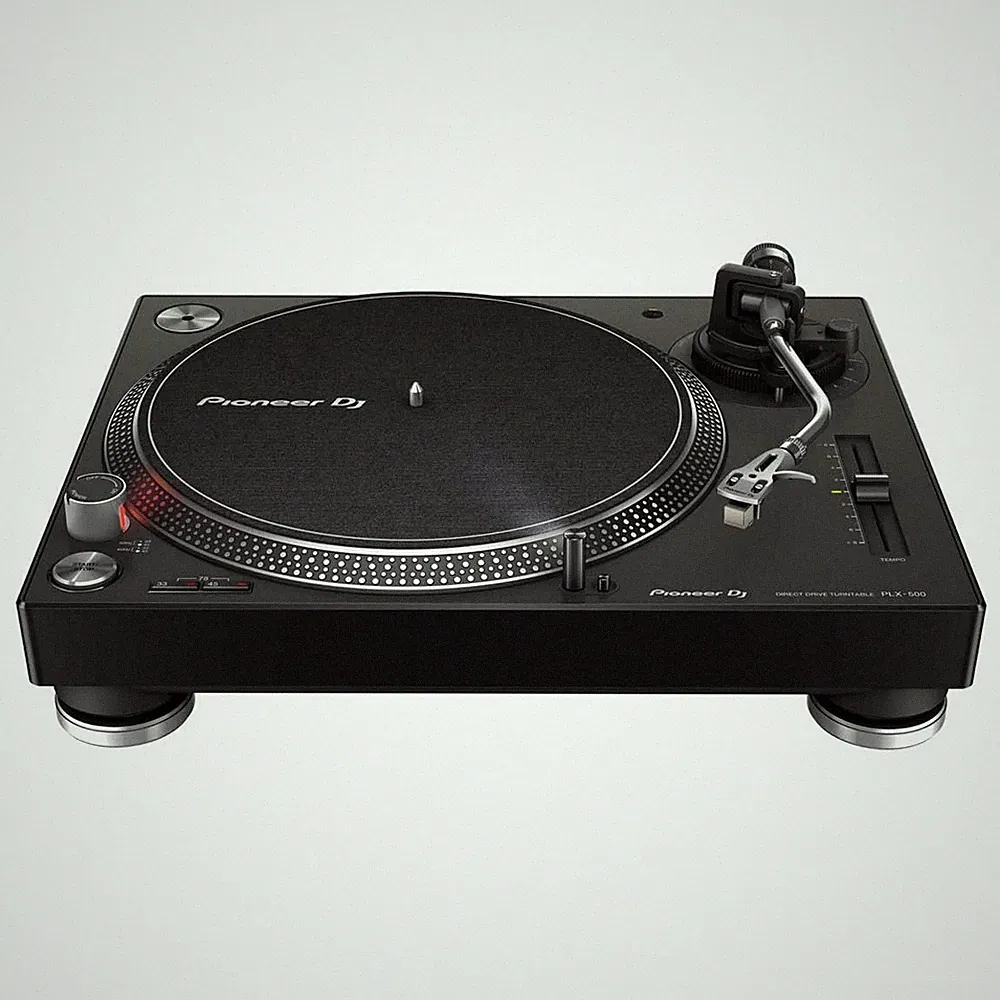 Pioneer DJ: PLX-500 Direct Drive USB Turntable - Black