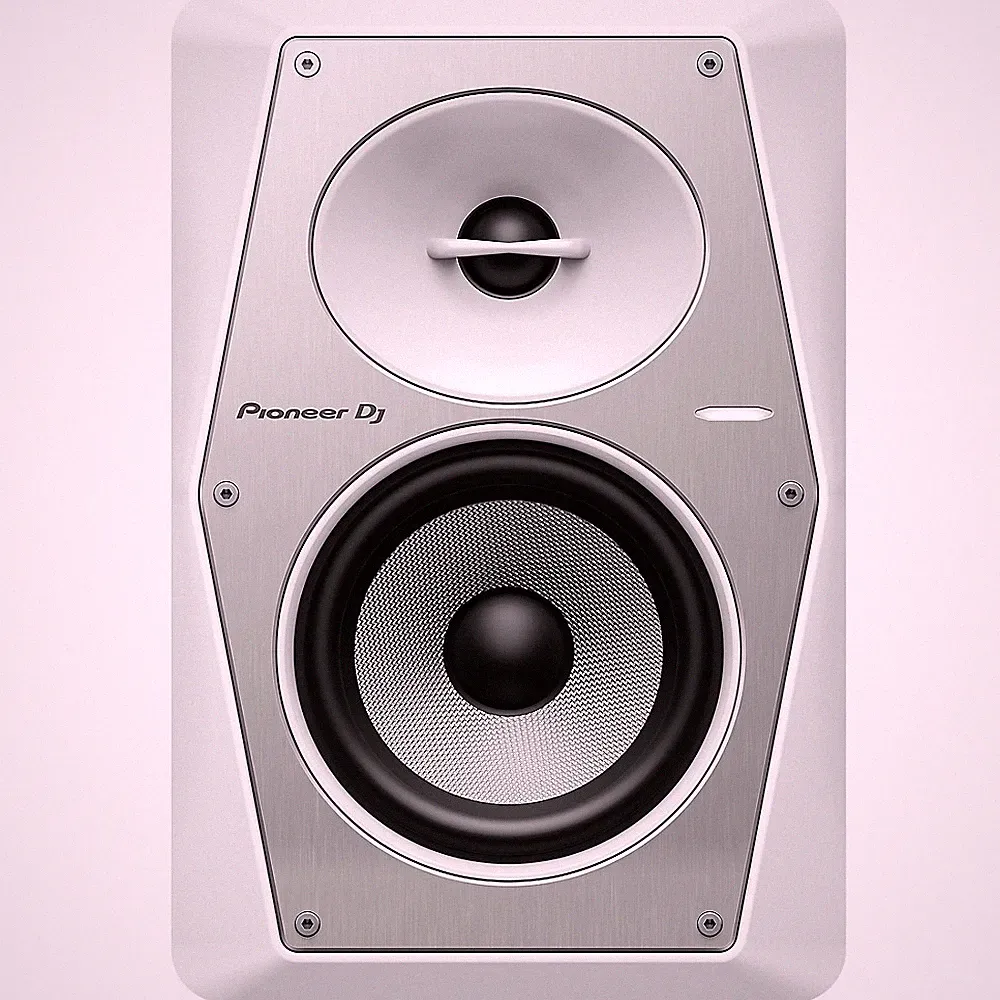 Pioneer DJ VM50 5" Active Monitor Speaker (Each), White 197881524449 RF