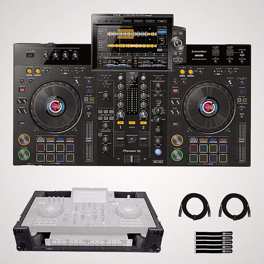 Pioneer DJ XDJ-RX3 All-In-One DJ Controller System w Power-Ready Case Pack
