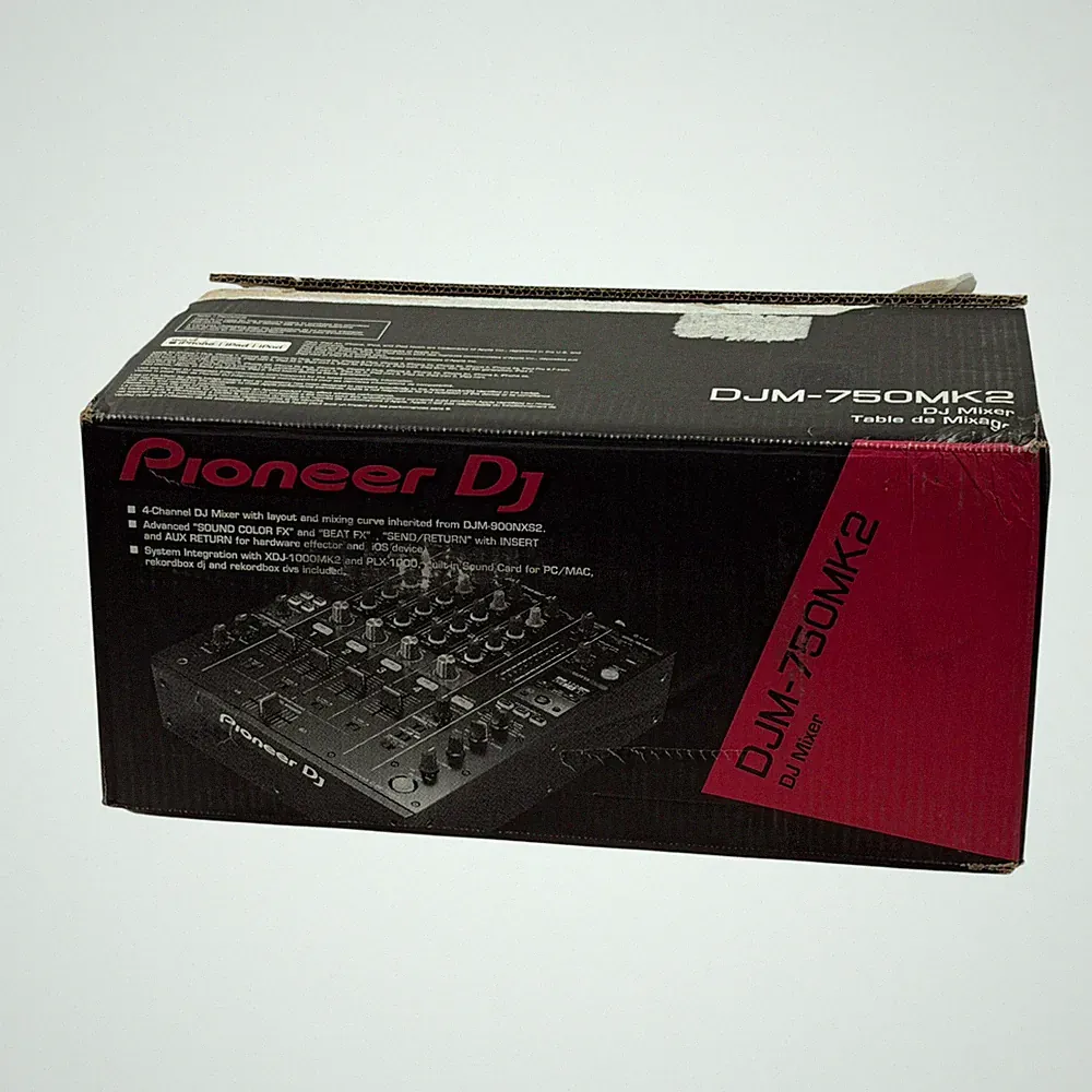 Pioneer DJM-750MK2 4-Channel DJ Mixer w/ Club DNA RekordBox DJ/DVS Authentic