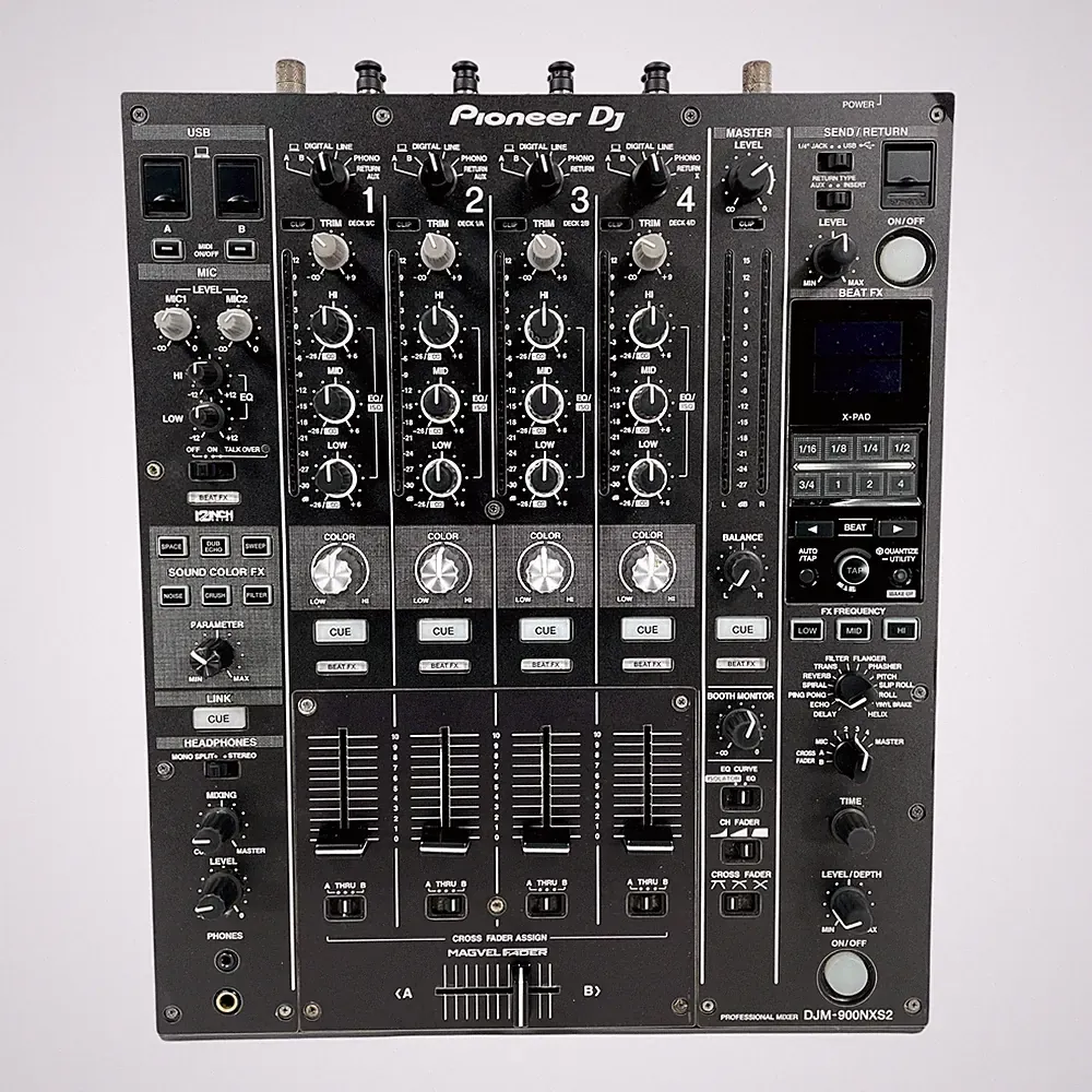 Pioneer DJM-900NXS2 4 Channel Digital Pro DJ Mixer - Black