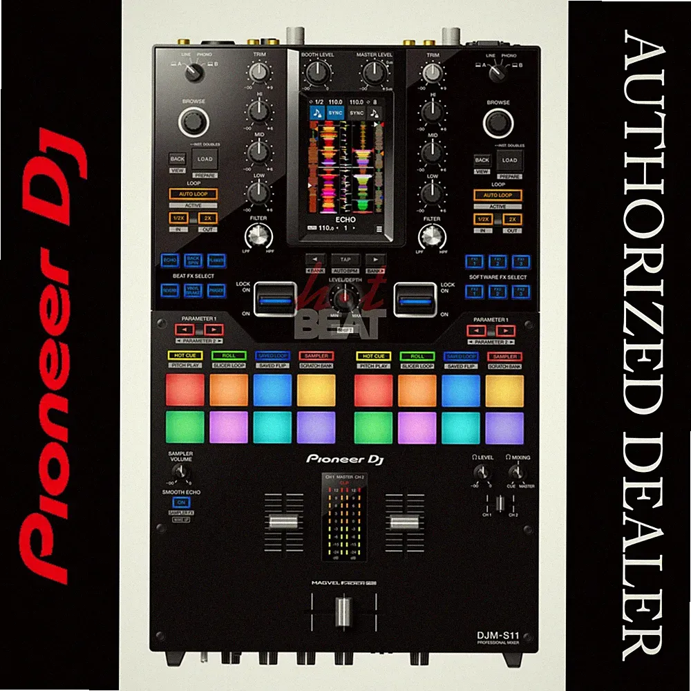 Pioneer DJM-S11 Scratch-Style Battle DJ Mixer DJMS11