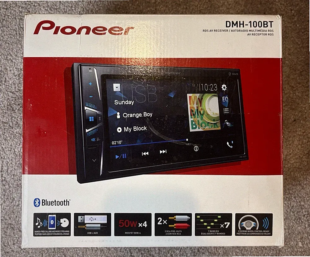 pioneer double din car stereo