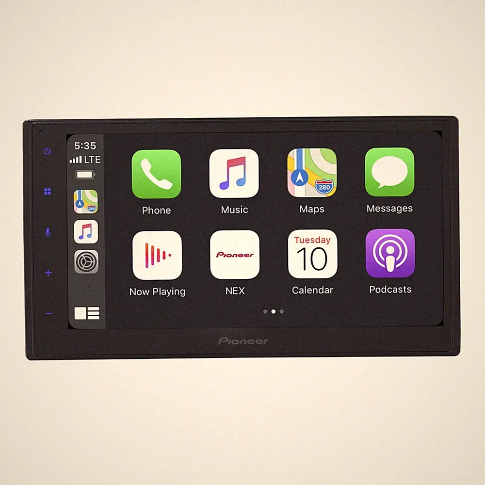 Pioneer DMH-160BT II Car Stereo Head Unit, Double Din, 6.8" Touchscreen, CarPlay