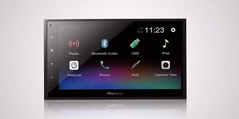 Pioneer DMH-342ex 6.8" Touchscreen Multimedia Double-Din Car Stereo - NEW OB!