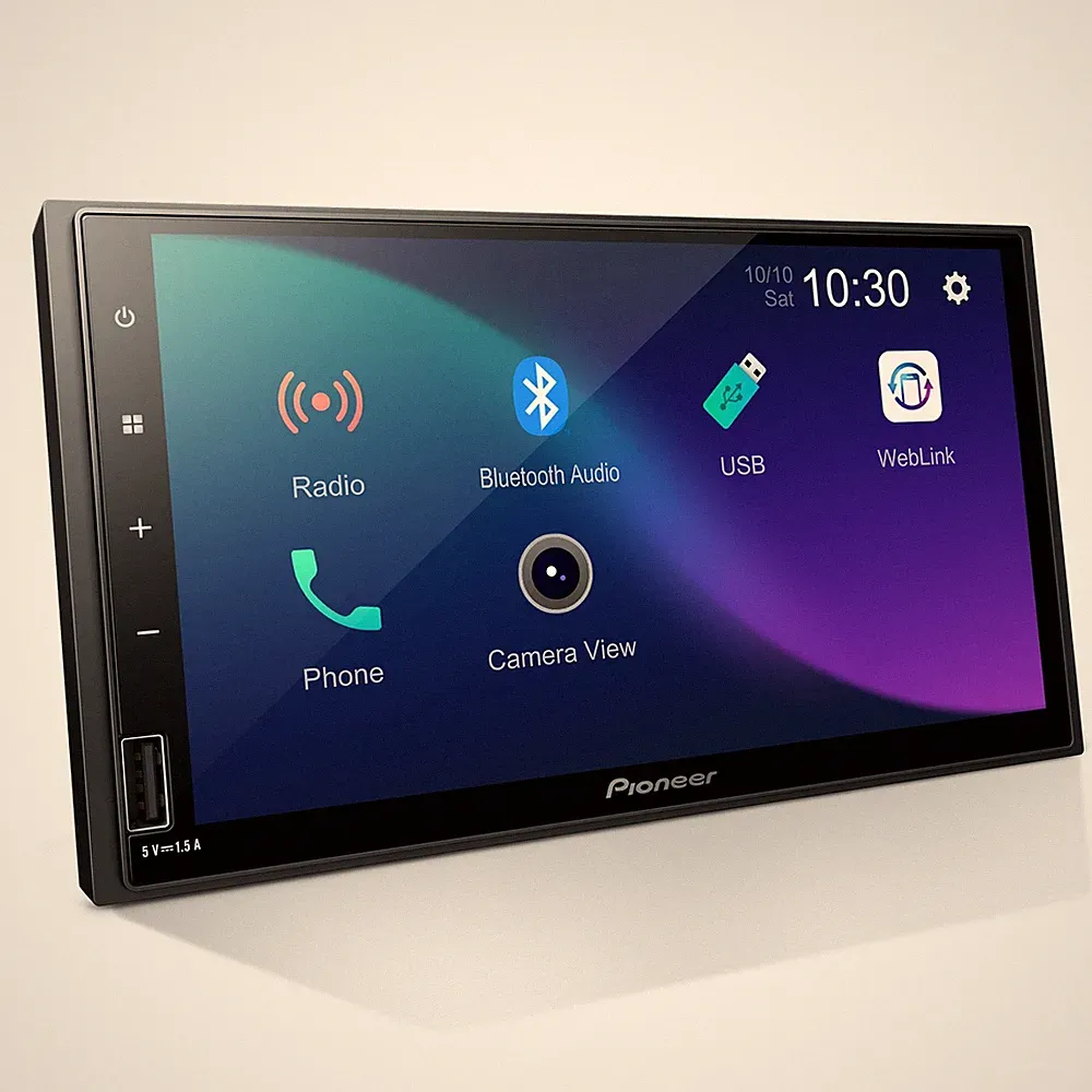 Pioneer DMH-470EX 7” Double-Din Digital Media Receiver Car Stereo - Bluetooth...