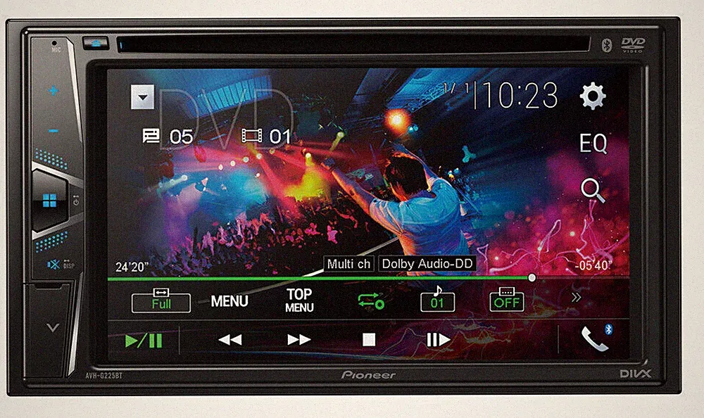 PIONEER DOUBLE DIN CAR STEREO 6.2" TV CD USB DVD BLUETOOTH - TOUCHSCREEN (NEW)