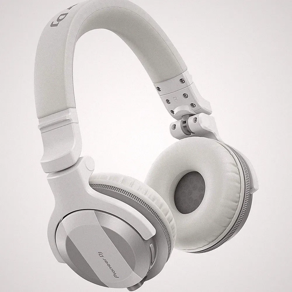 Pioneer HDJ-CUE1BT DJ Headphones w Bluetooth Wireless Technology in Matte White