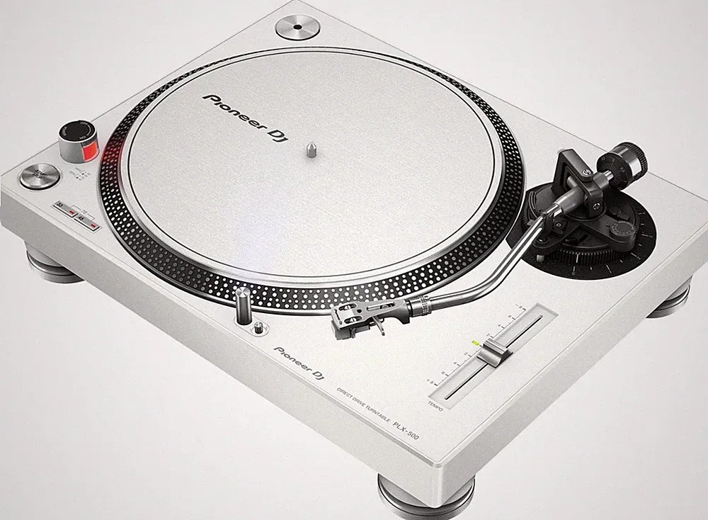 Pioneer PLX-500-W High-Torque Direct Drive Vinyl DJ turntable PLX-500 ( WHITE )