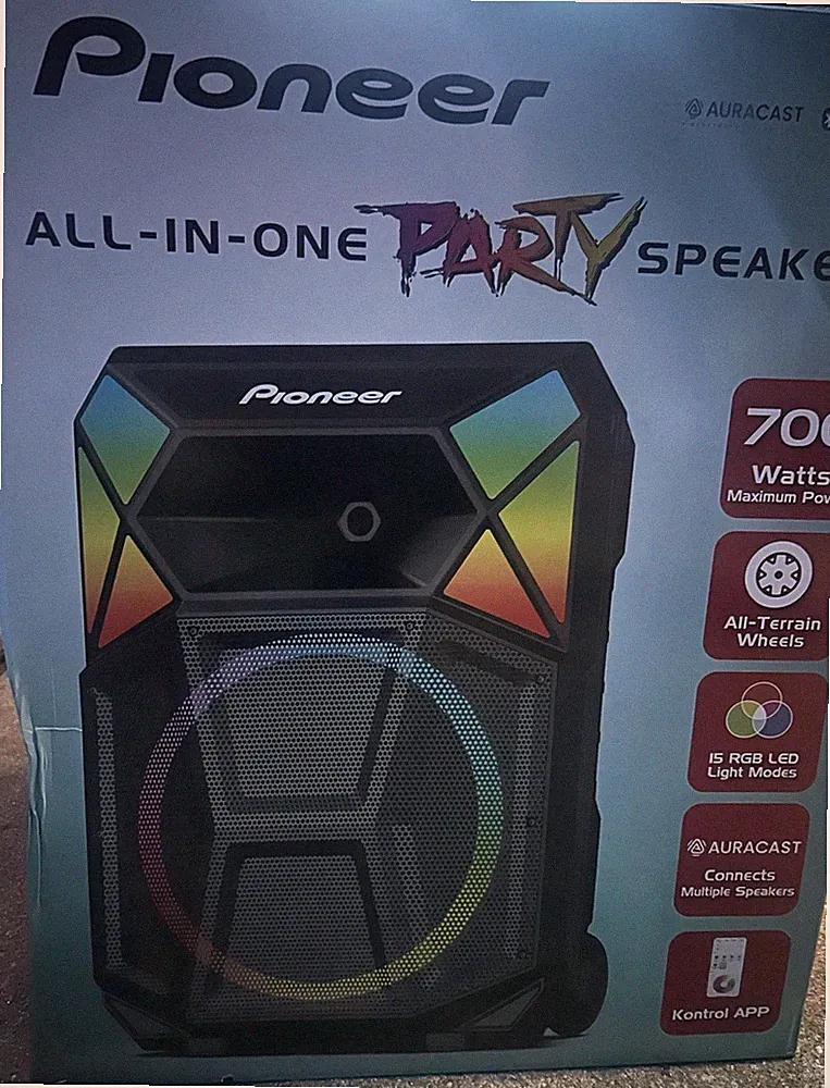 Pioneer PSX-615 Bluetooth DJ Karaoke Party Speaker 700W w/ Mic