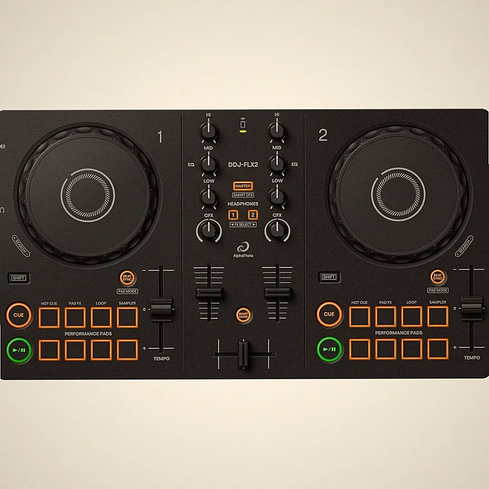 Portable 2-Channel DJ Mixer for rekordbox & Serato DJ Lite