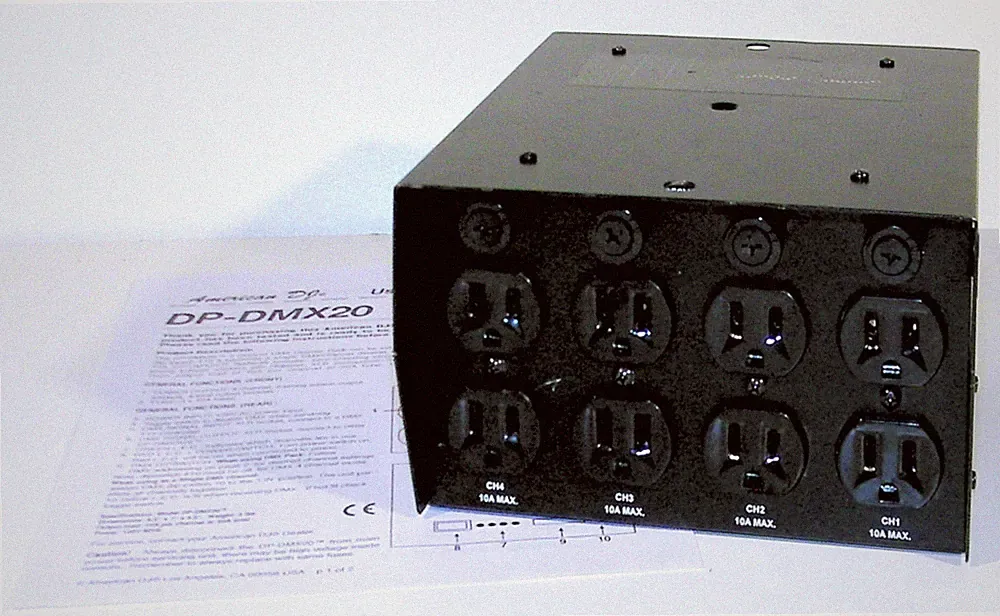 🔥【PRO TESTED】American DJ PP-DMX20 4-Ch 20-Amp DMX Dimmer Pack! XLR💥GUARANTY