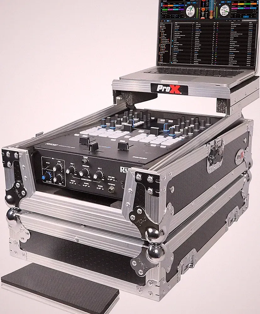 Pro X 11" DJ Mixer Road Case W/Laptop Shelf for Rane Seventy-Two 72 and Rane...