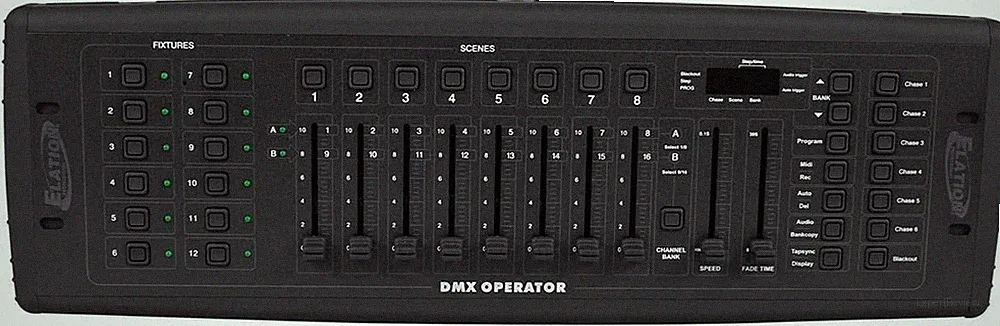 Products, DMX Operator, 192-Channel DJ DMX 512 with 6 Chase Programs and 8 Fade