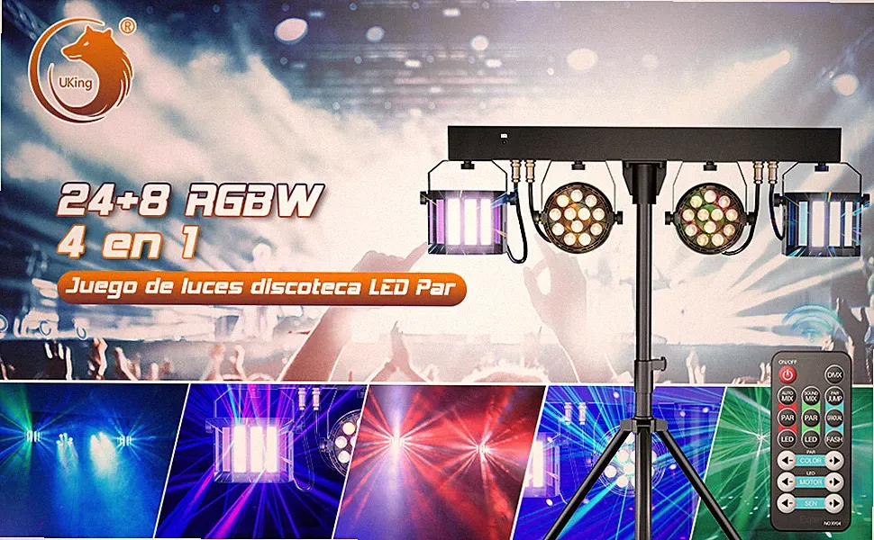 Professional RGB LED Wash Light Wireless Remote Control for Stage Party DJ Event