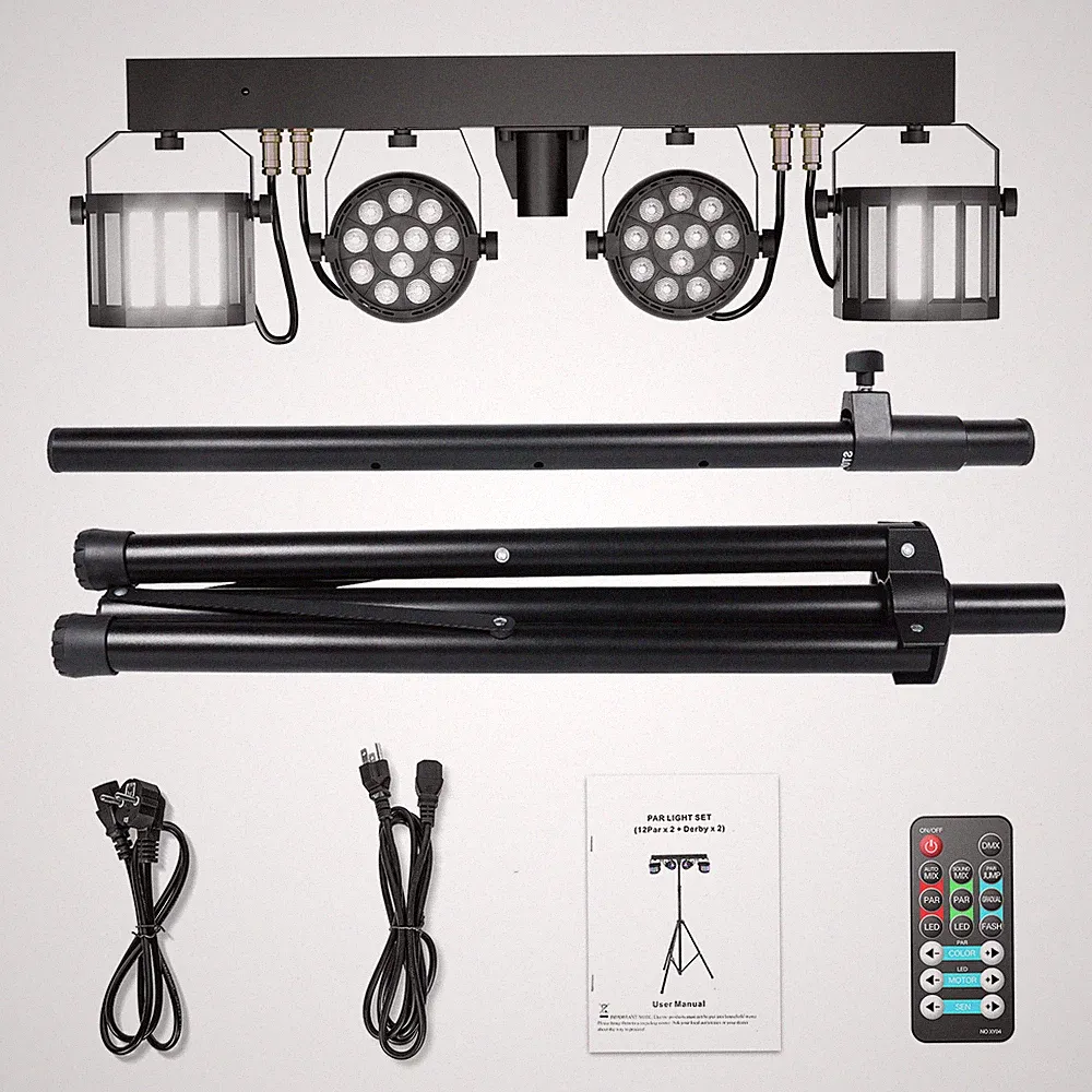Professional RGB LED Wash Light Wireless Remote Control for Stage Party DJ Event