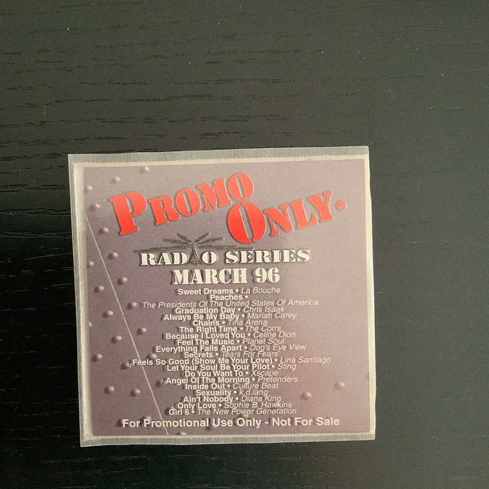 PROMO ONLY-RAD O SERIES MARCH 1996-PROMO CD FOR PROFESSIONAL DJ'S ONLY-NEW
