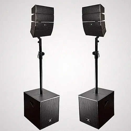 PRORECK Club 3000 12'' 4000w PA Speaker System Combo Set For DJ
