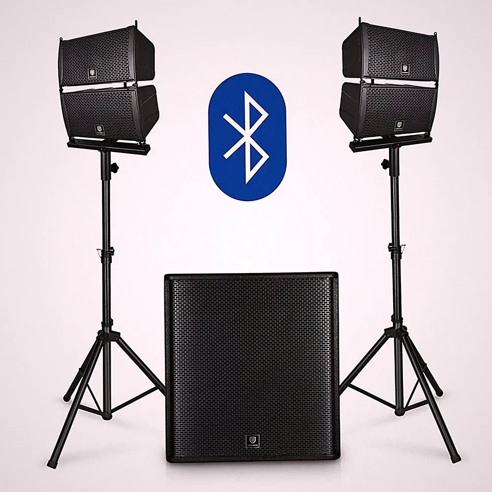 Proreck Club 4000 18'' 4000W Stereo PA Speaker System Combo Set for DJ