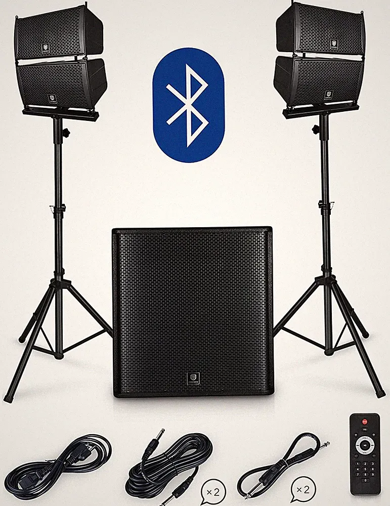 PRORECK Club 4000 18" 4000W PA System Line Array DJ Subwoofer for Wedding
