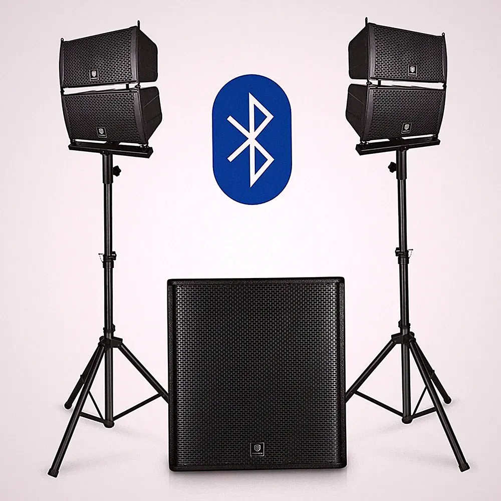 Proreck Club 4000 18'' 4000W Stereo PA Speaker System Combo Set for DJ