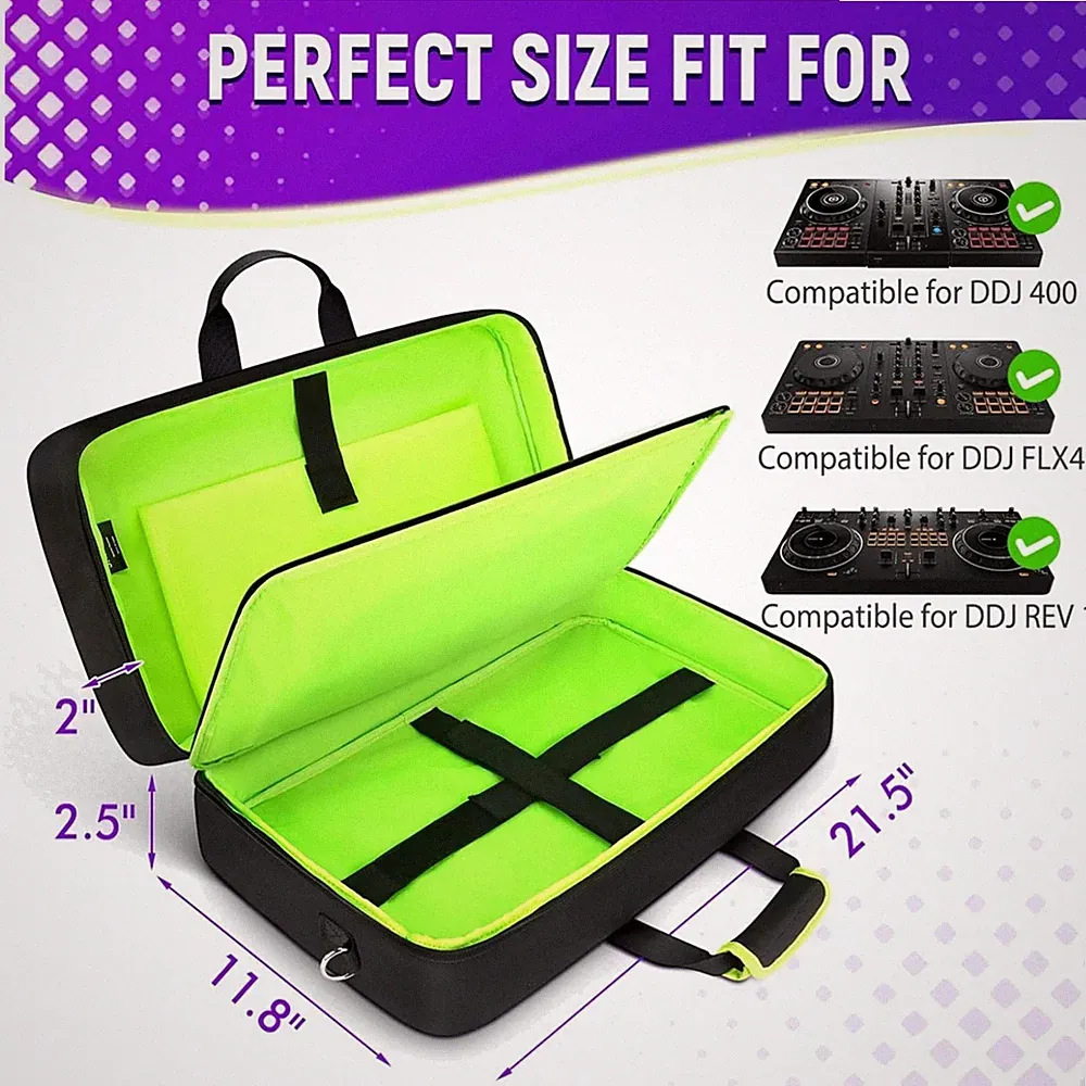 Protective DJ Controller Case 21.5"x11.8"