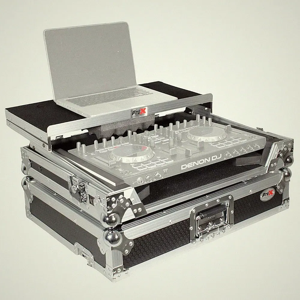 ProX XS-UXLT-MK2 Universal Medium DJ Controller Flight Case w Laptop Shelf