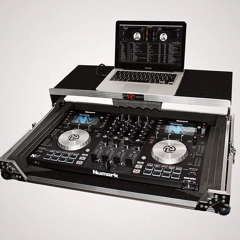 ProX XS-UXXLT DJ Controller Travel Flight Case+Laptop Shelf 4 DDJ-SX/NS6/Mixdeck