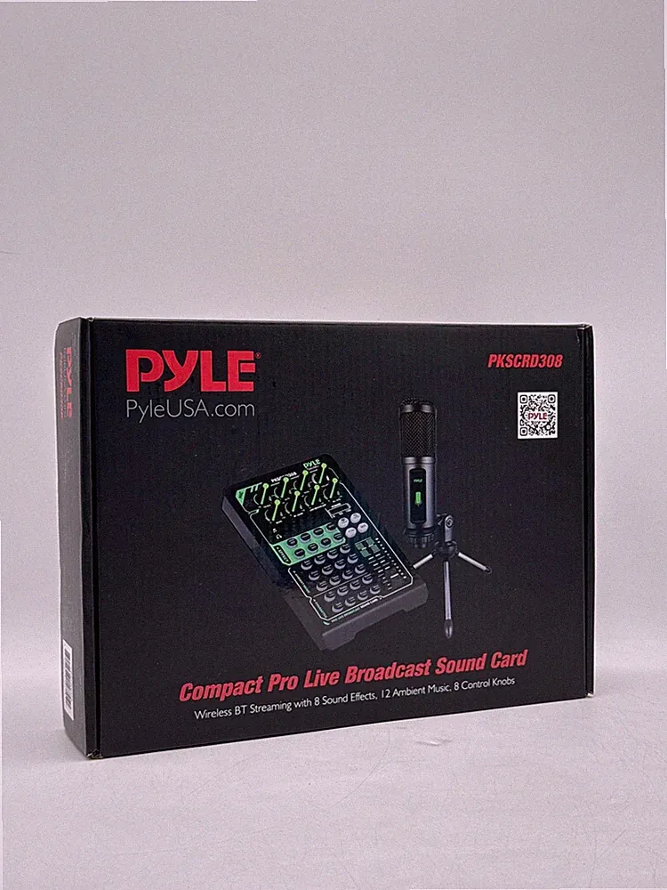 Pyle DJ Controller w/ 8 Sound Effects 8 Characters Sound & 8 Control Knobs