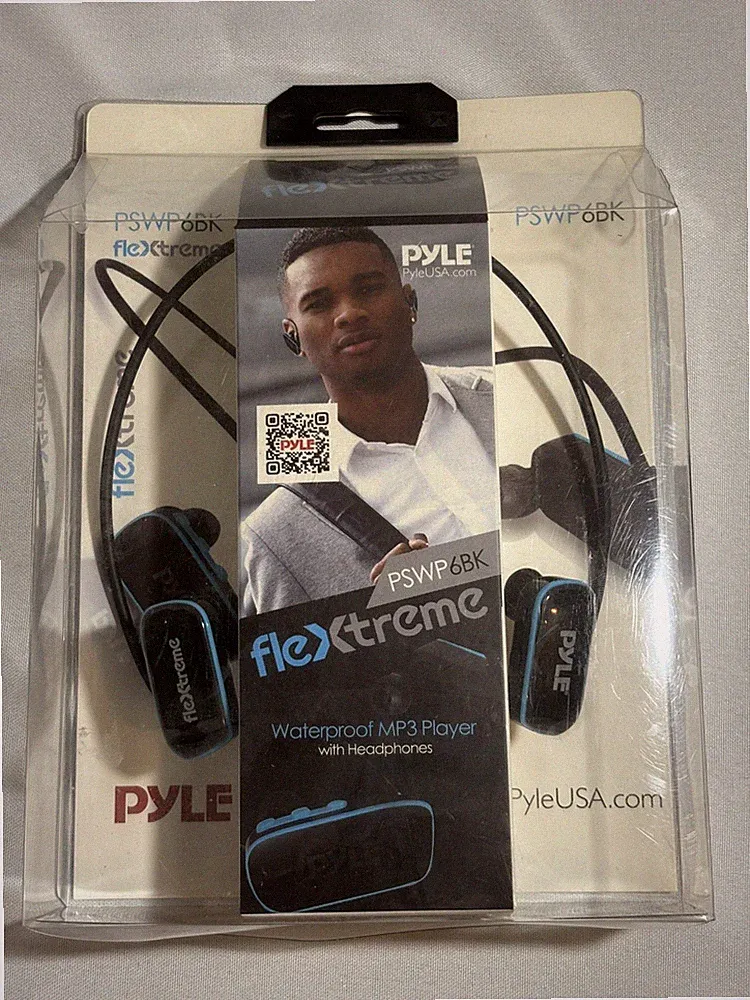 Pyle Flextreme Waterproof MP3 Player with Headphones PSWP6BK