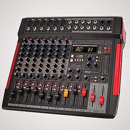 Pyle PMX648 Professional DJ Audio Mixer Controller - 8-Channel DJ Controller