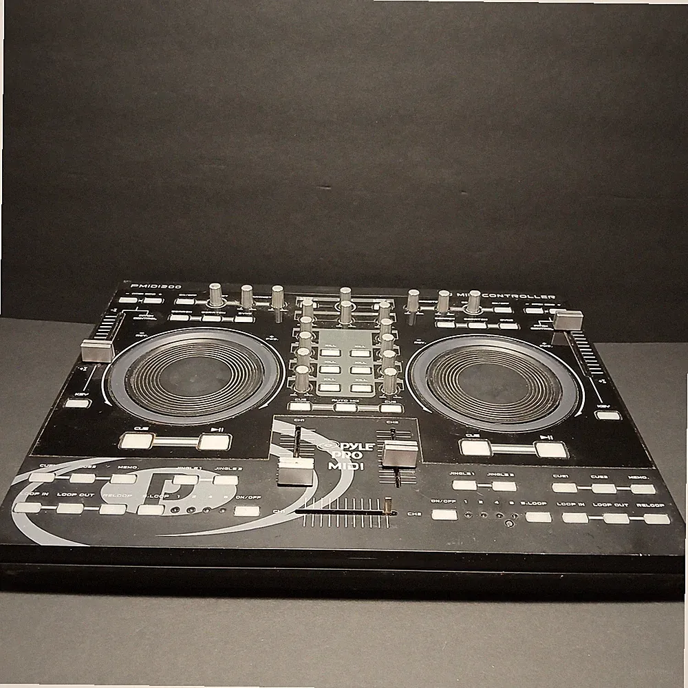 Pyle Pro Midi Dj Controller Pmidi200 Turn Tables Dj Mixer Missing One Knob
