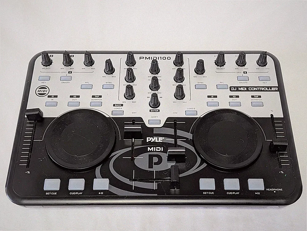 Pyle Pro PMIDI100 Professional Digital MIDI DJ Controller - USB Powered