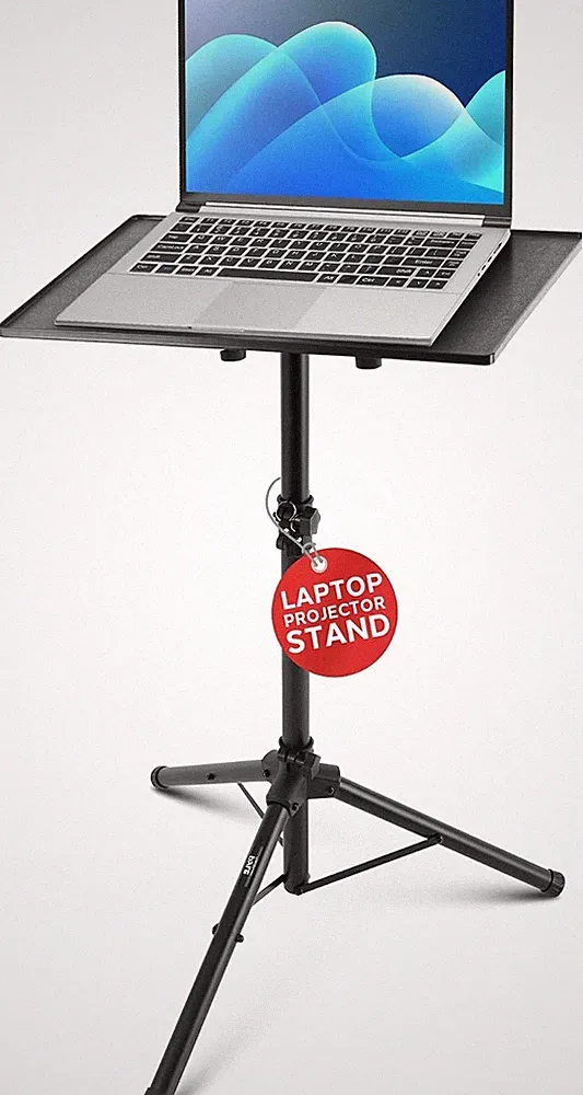 Pyle-Pro Universal Height Angle Adjustable Laptop Computer Projector Stand Mount