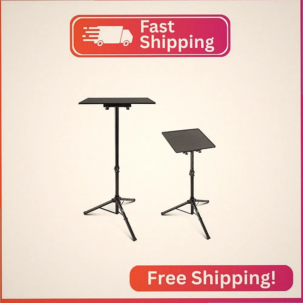 PYLE-PRO Universal Laptop Projector Tripod Stand - Computer, Book, DJ Equipment
