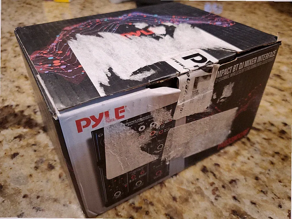 Pyle Professional Wireless DJ Audio Mixer 3-Channel Bluetooth DJ Controller