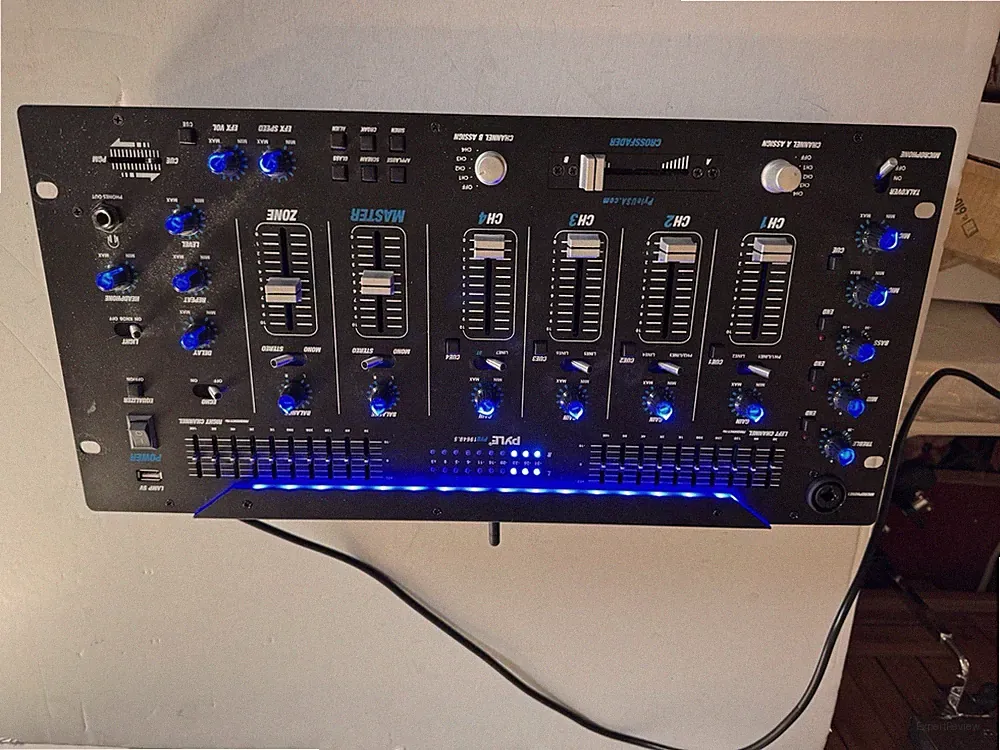Pyle PYD1964B5 6-Channel Bluetooth DJ Mixer System