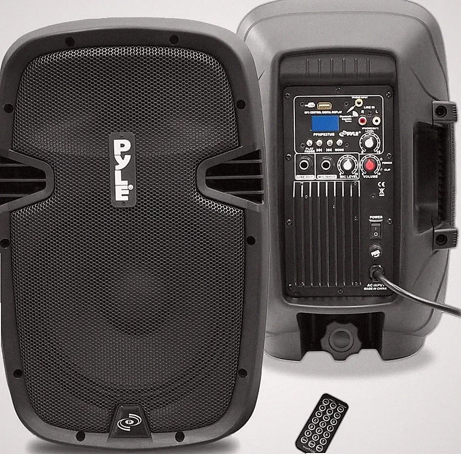 PylePro 600W 8" Bluetooth DJ PA Speaker USB, FM, AUX, Mic, XLR BRAND NEW